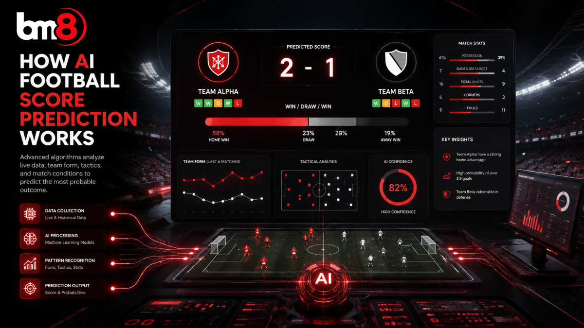 AI Predict Football Score by bm8 AI